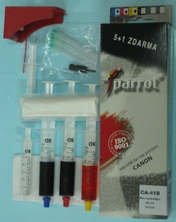 Plnicí sada PARROT pro kazety CANON CL-511, 513