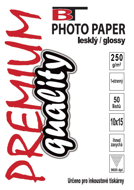 Fotopapír 10x15 lesklý 250g/m2 50ks