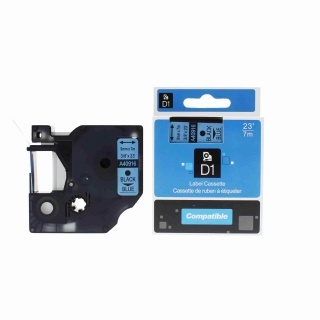 Dymo 40916, S0720710, 9mm x 7m černý tisk / modrý podklad