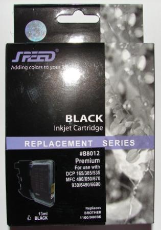 Brother LC-1100BK / LC-980BK kompatibilní cartridge