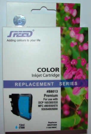 Brother LC-1100C / LC-980C kompatibilní cartridge