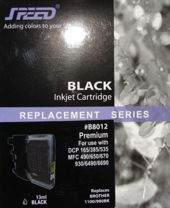 Brother LC-1100BK / LC-980BK kompatibilní cartridge