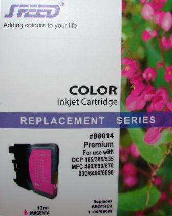 Brother LC-1100M / LC-980M kompatibilní cartridge